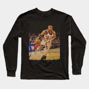 Hubert Davis in New York Knicks Long Sleeve T-Shirt